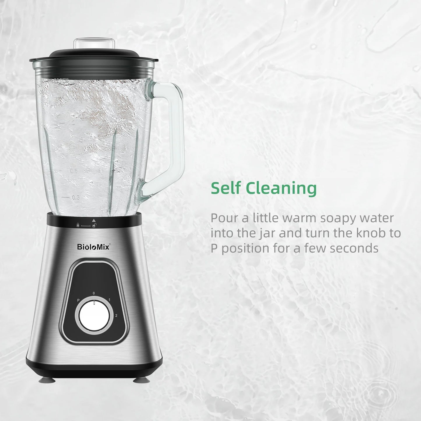 BioloMix 1300W High-Power Blender