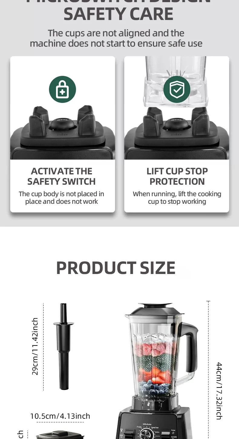 Balashov 2-in-1 High-Power Blender