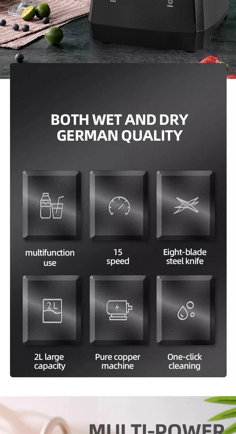 Balashov 2-in-1 High-Power Blender