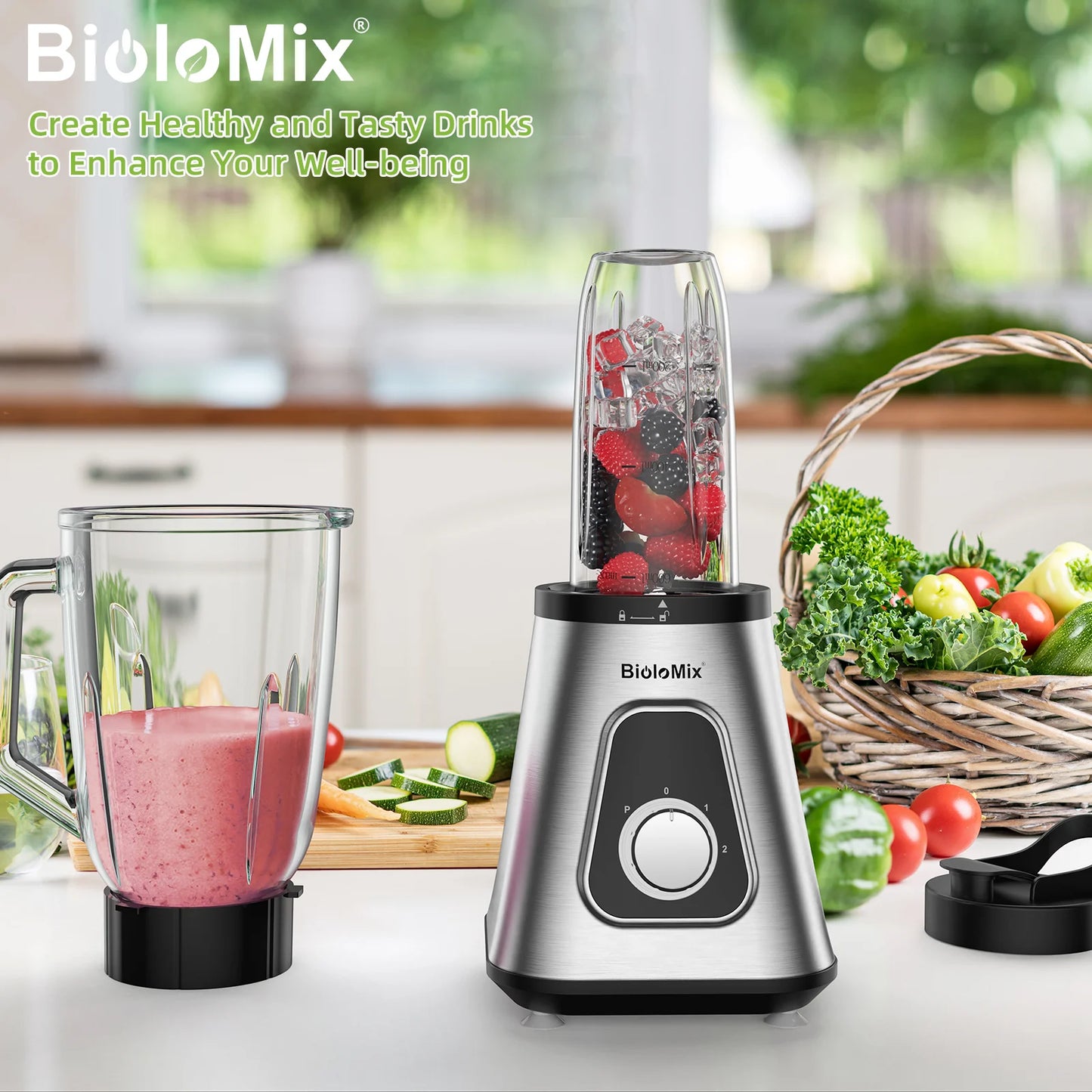 BioloMix 1300W High-Power Blender