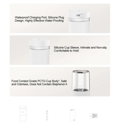 Xiaomi Mijia Portable Blender 2 – 300ml Quick-Juice Mixer