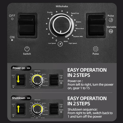 Balashov 2-in-1 High-Power Blender